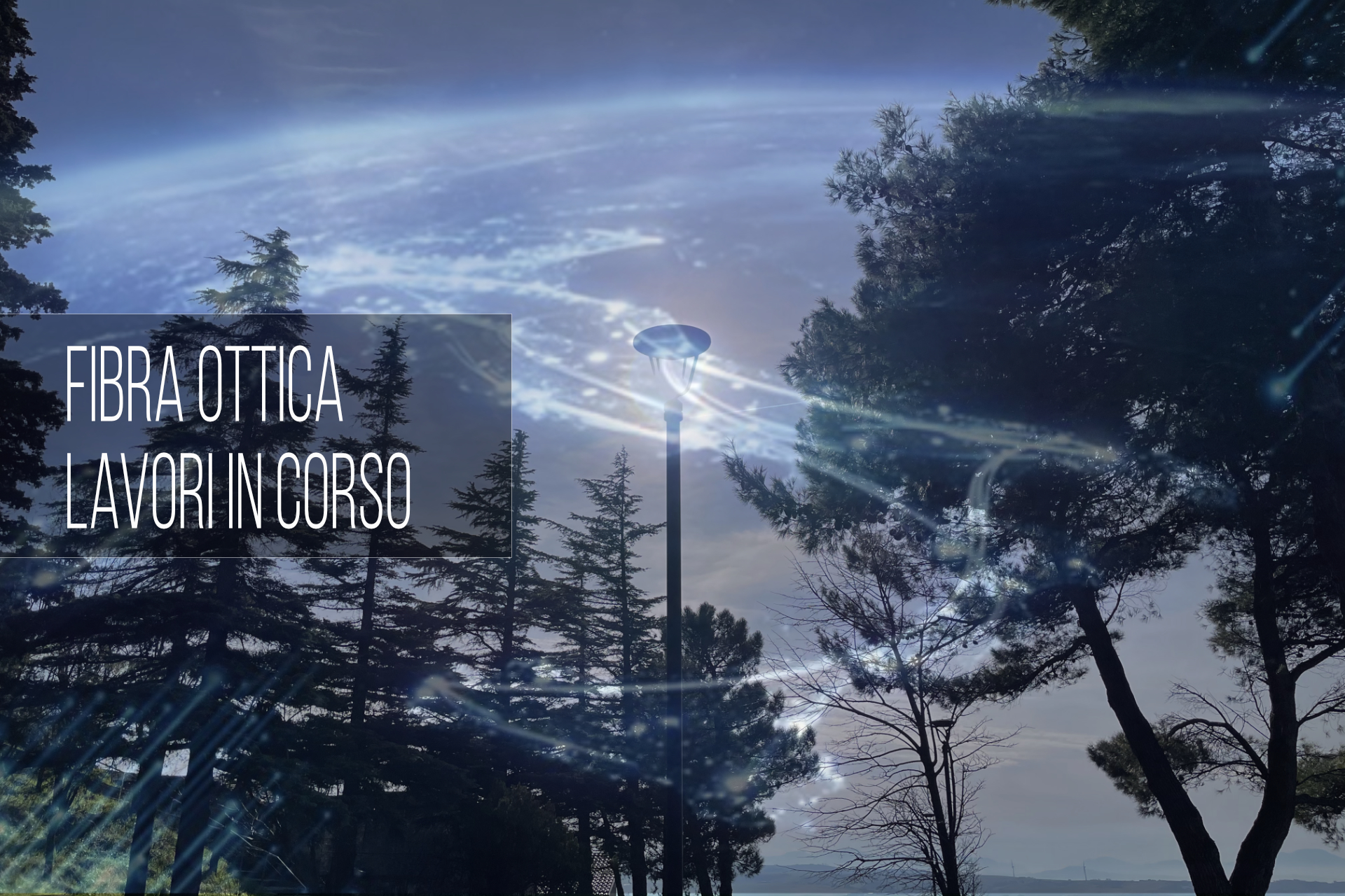 Fibra ottica- Lavori in corso