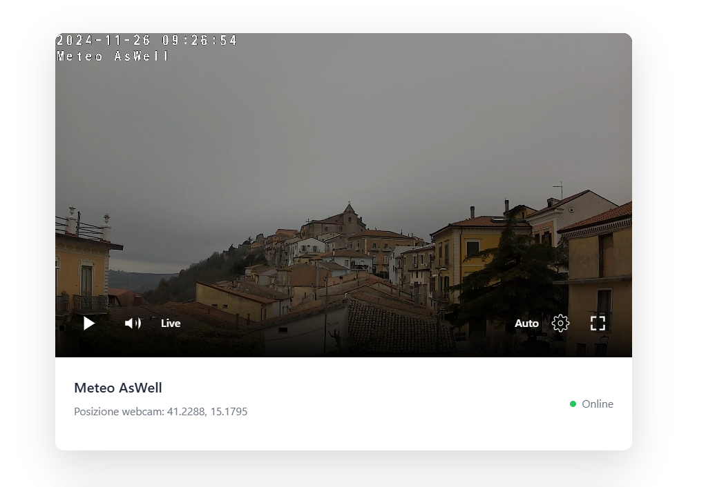 🌤️ Nuova Webcam Live per il Meteo a Savignano Irpino!