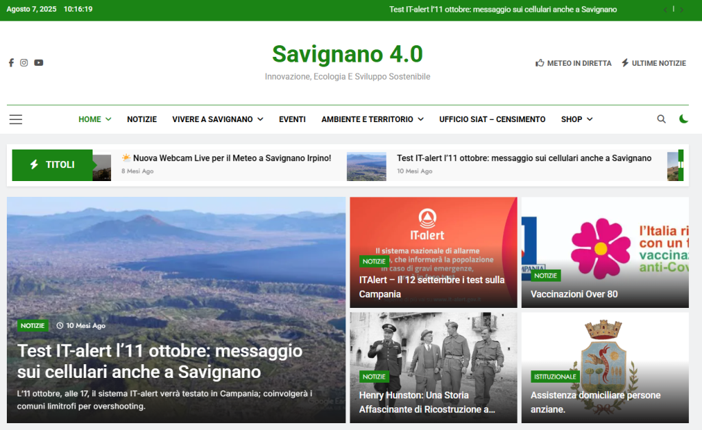 💡 Savignano 4.0 si rinnova: scopri la nuova grafica del blog dedicato al futuro del nostro paese