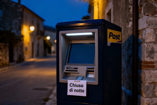 Postamat chiuso di notte a Savignano: misura anti-rapina fino alle 8:30