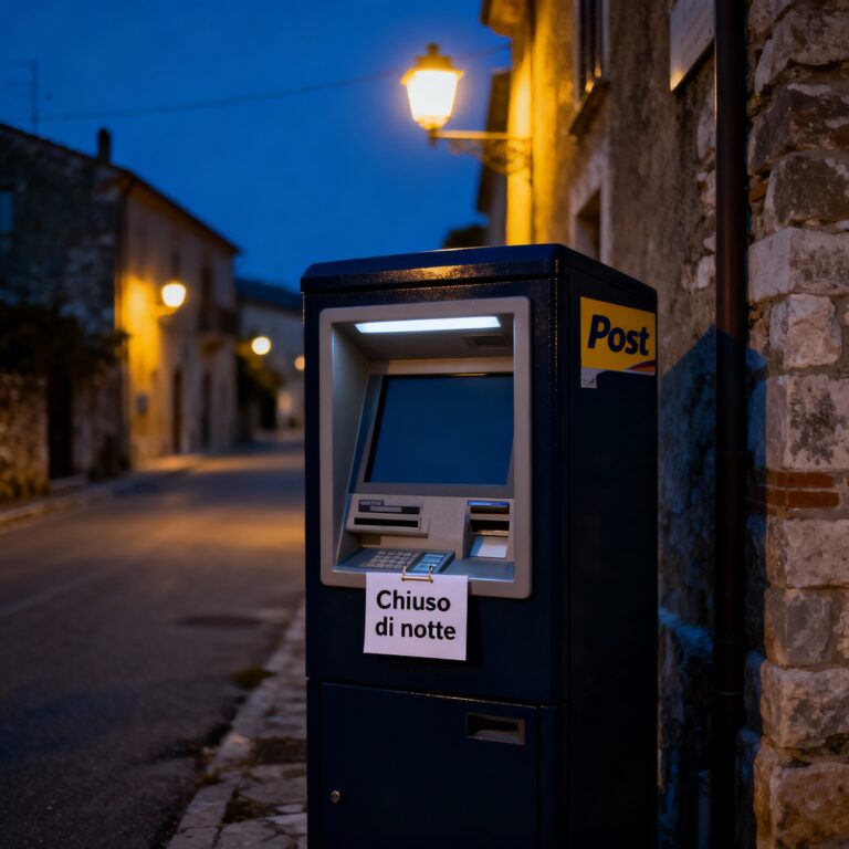 Postamat chiuso di notte a Savignano: misura anti-rapina fino alle 8:30